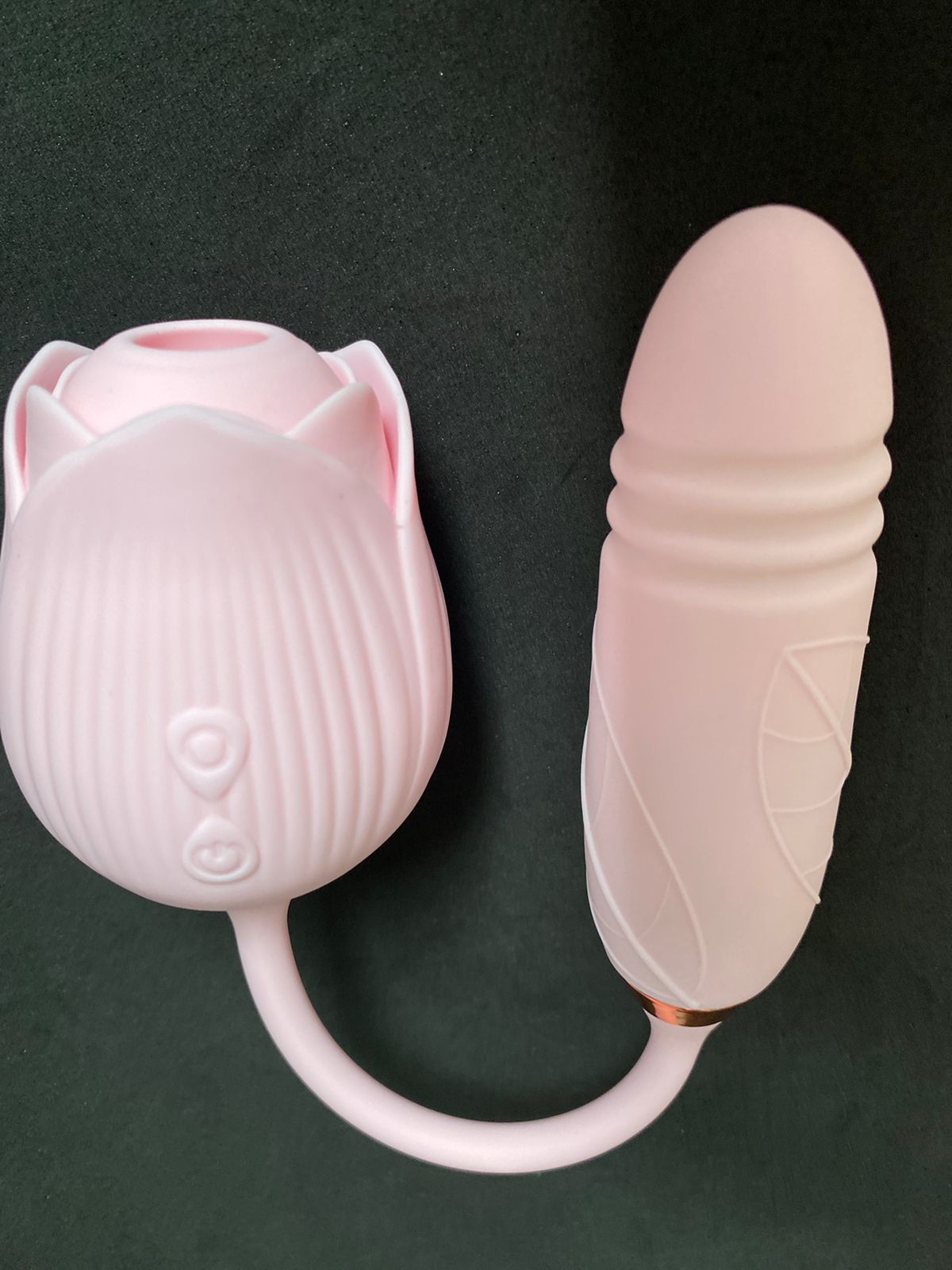 Rosa do Tesão (GOZ by iFody) — Vibrador 2 em 1 Recarregável | Ponto G Vai e Vem + Pulsação Clitoriana — foto 4