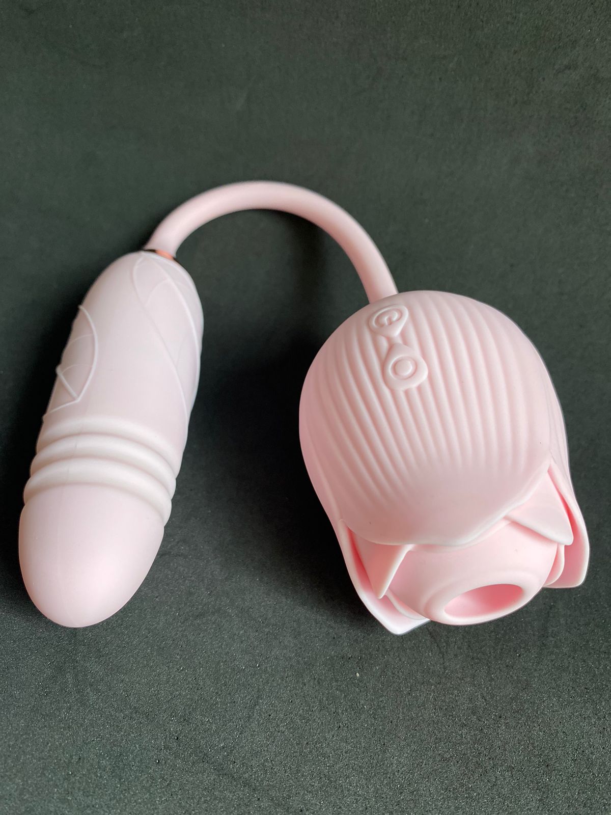 Rosa do Tesão (GOZ by iFody) — Vibrador 2 em 1 Recarregável | Ponto G Vai e Vem + Pulsação Clitoriana — foto 5