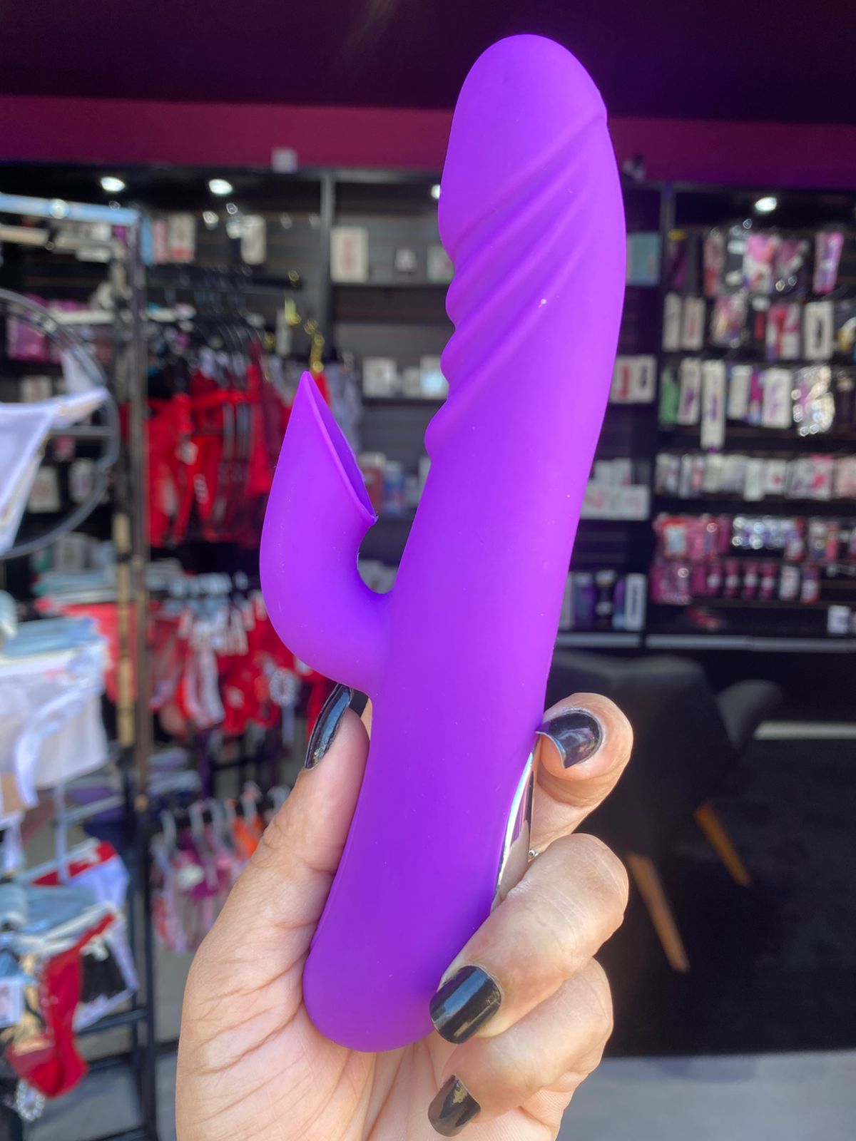 Sugador com estimulo no Ponto G -12 modos de vibração + 12 modos de sucção (1218) roxo — foto 5