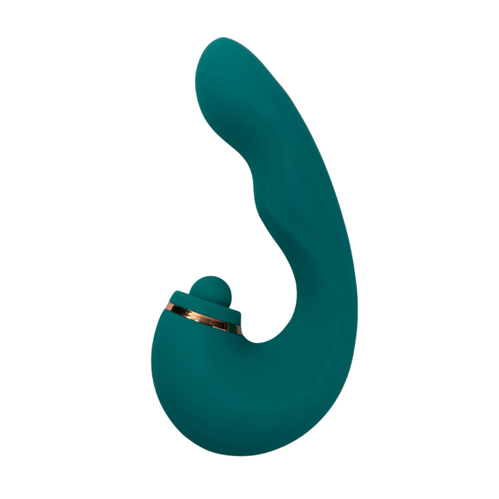 Vibrador estimulador 3 em 1 COM PULSAÇÃO NO PONTO G E CLITÓRIS (7416) recarregável
