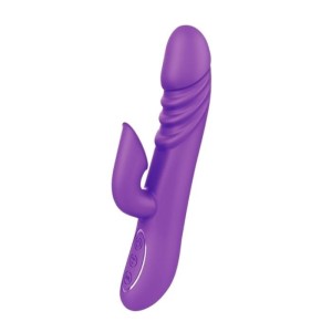 Sugador com estimulo no Ponto G -12 modos de vibração + 12 modos de sucção (1218) roxo