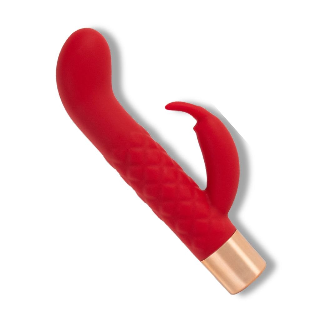Vibrador ponto G c/ estimulador rabbit 7 de vibração (3511) recarregávek — foto 1