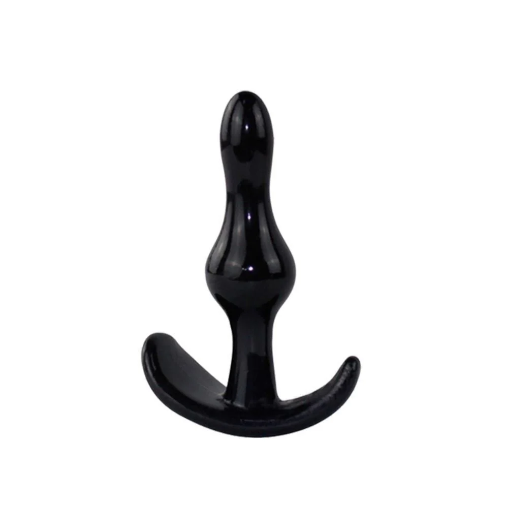 Plug Anal de Silicone 8,8x2,2cm Preto