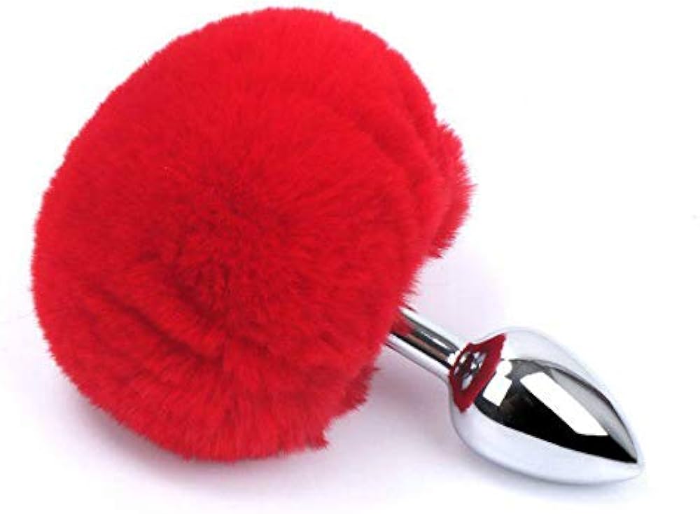 Plug anal com rabo de coelhinha - tamanho P — foto 1