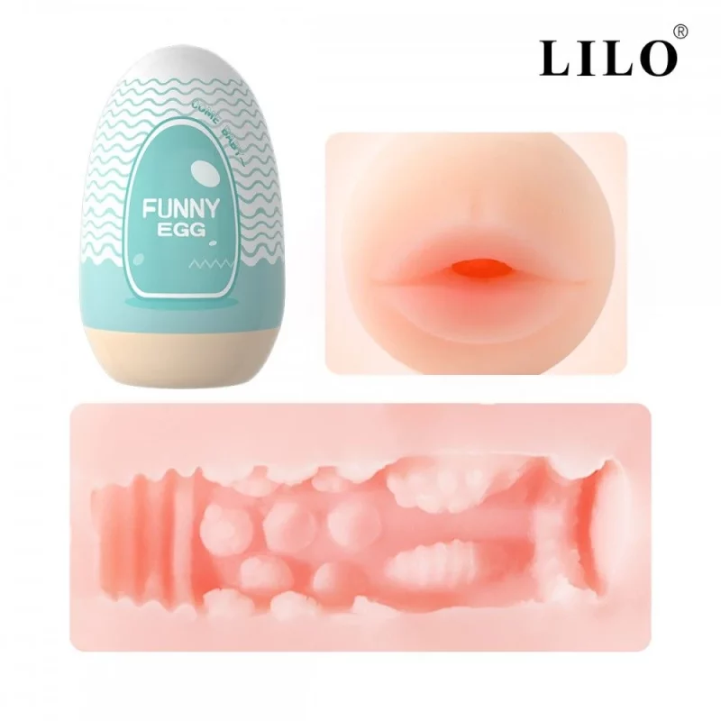 Funny Egg Masturbador Cyberskin (boca)