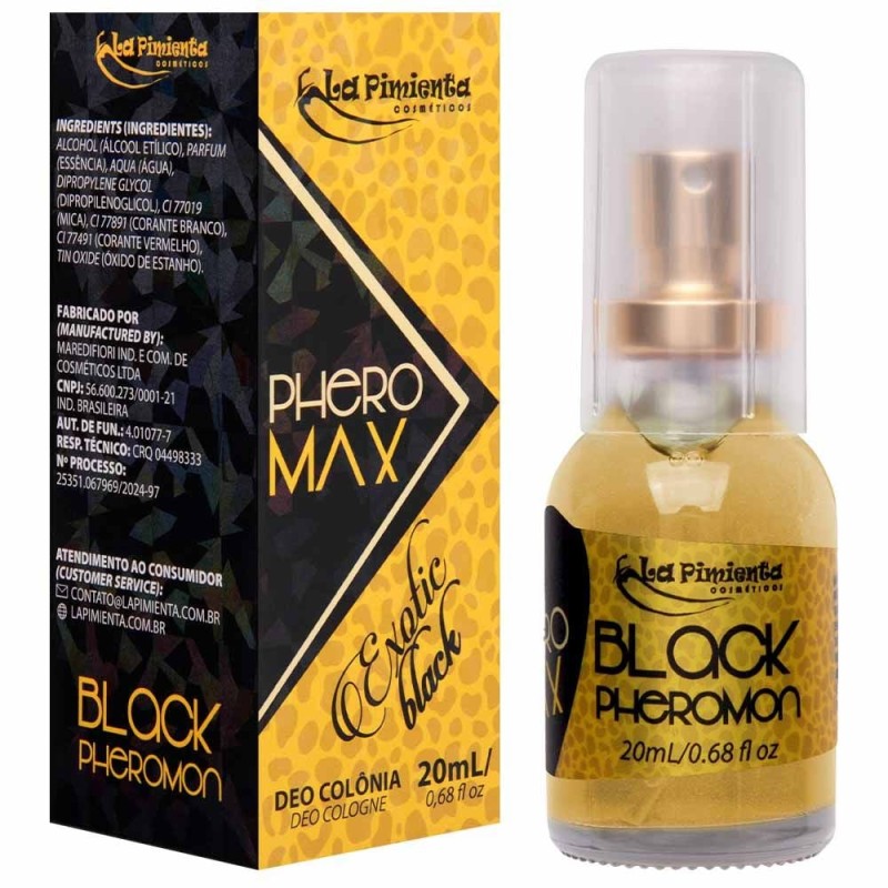 Perfume Phero-Max Exotic Black 20Ml La Pimienta