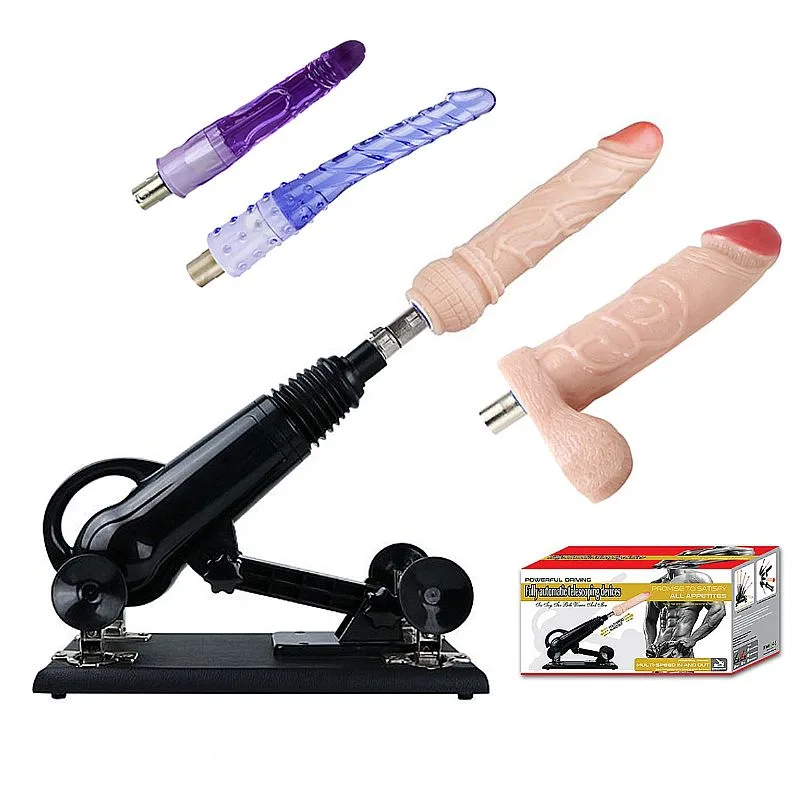 Máquina do Sexo com 4 Dildos - Powerful Driving II (6528) recarregável
