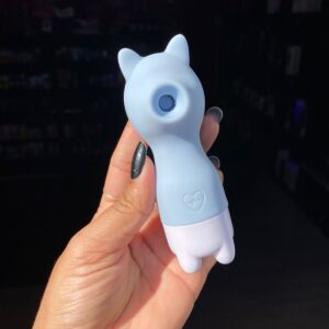 gatinho -Vibrador de clitóris com pulsação- 10 intensidades (2011) azul