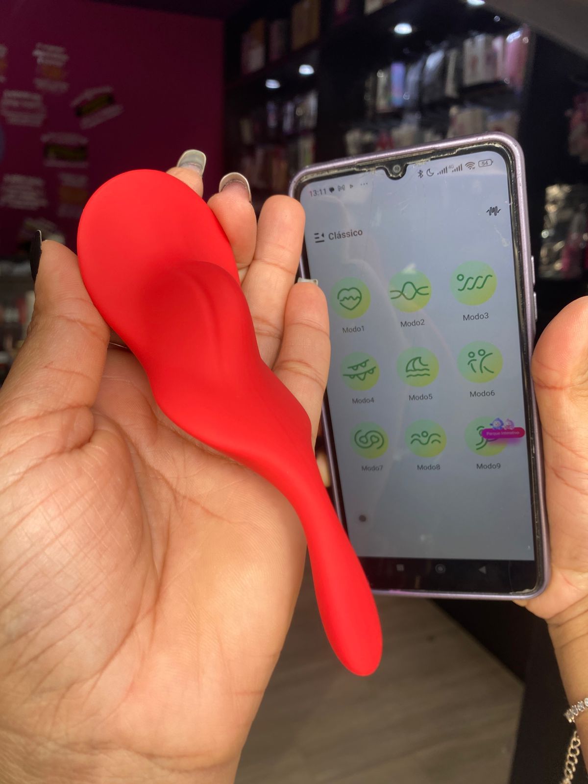 Vibrador de Calcinha por aplicativo de celular 09 intensidades (8287) recarregável — foto 10