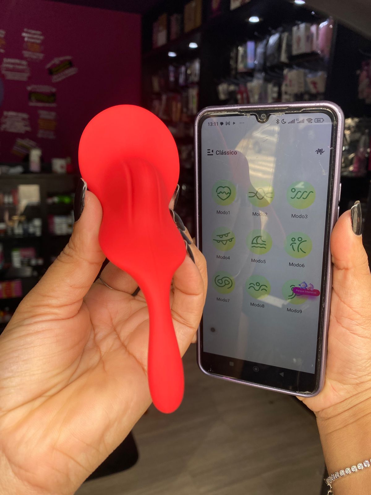 Vibrador de Calcinha por aplicativo de celular 09 intensidades (8287) recarregável — foto 11