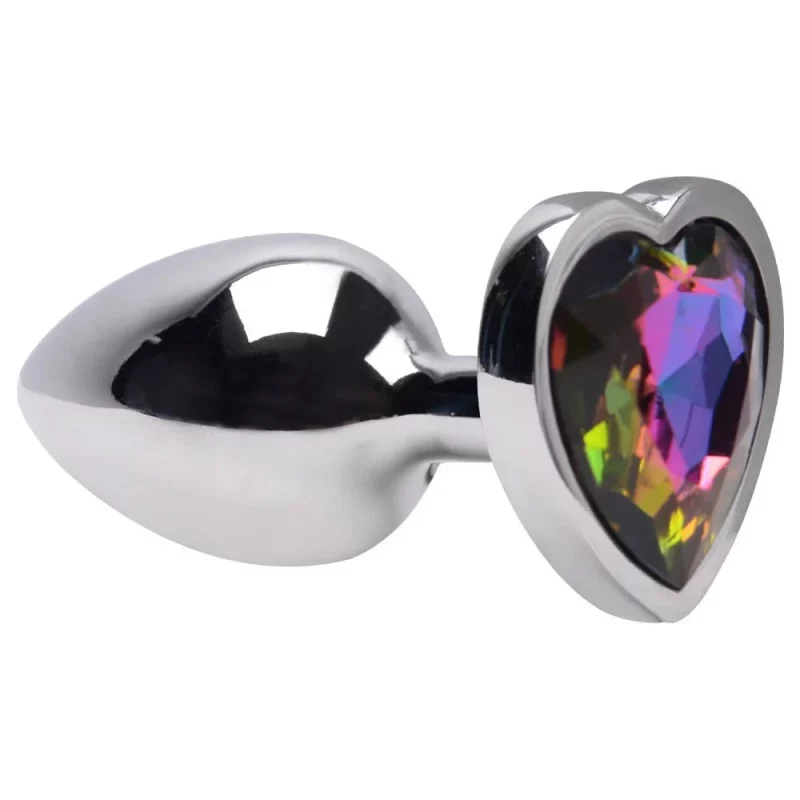 PLUG ANAL COM JOIA de coração tamanho – p (5848) furta cor