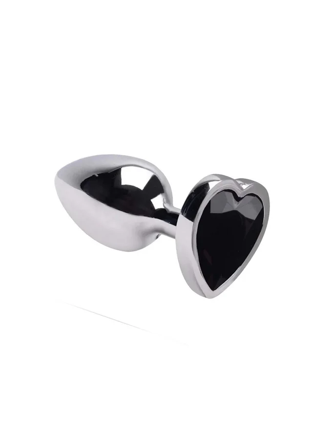 PLUG 4N4L COM JOIA de coração tamanho – p (5848) preto