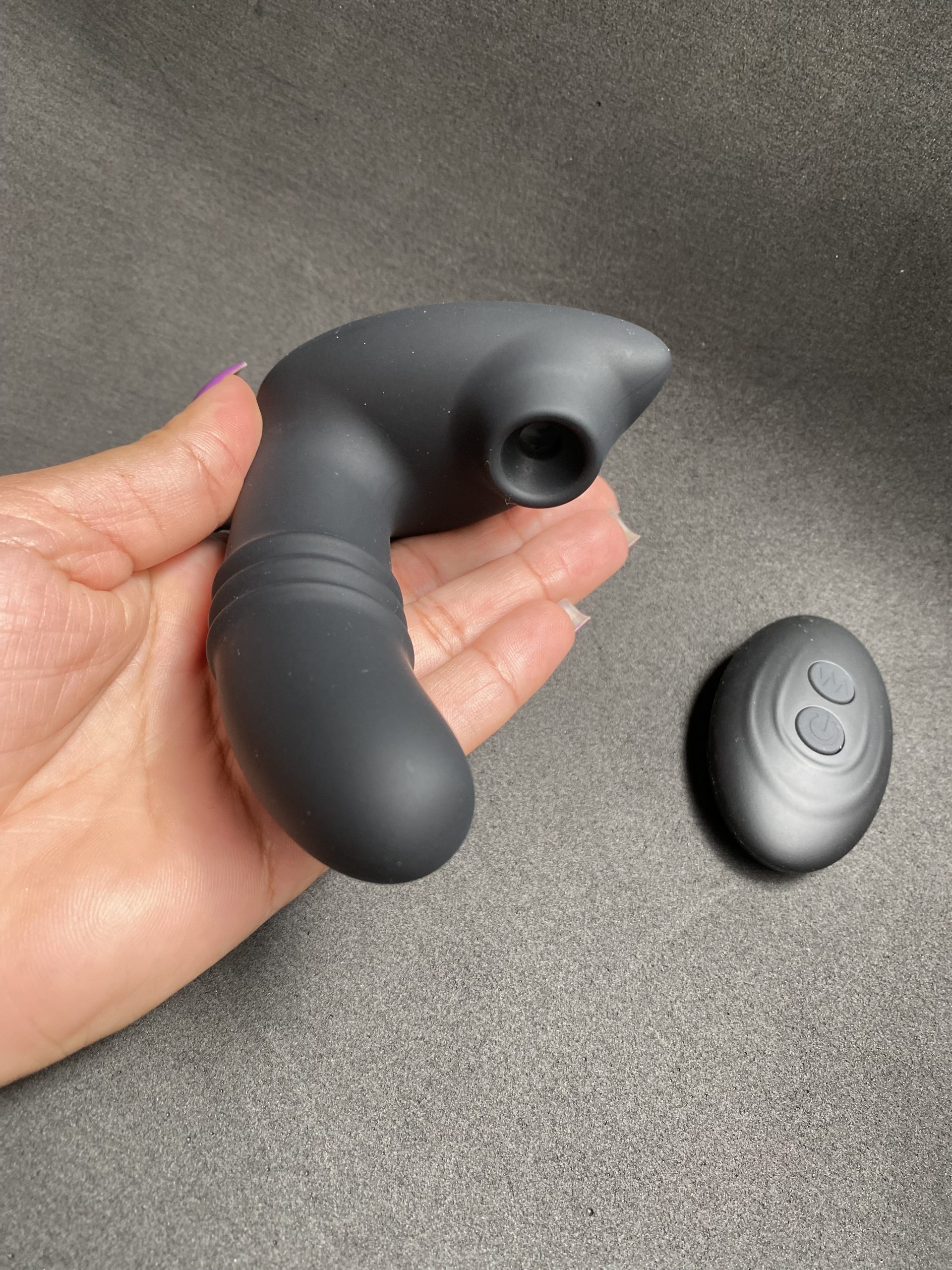 V1BR4D0R DE CALCINHA estímulo no ponto g e pulsação no cl1t0r1s com controle remoto 10 intensidades - recarregável