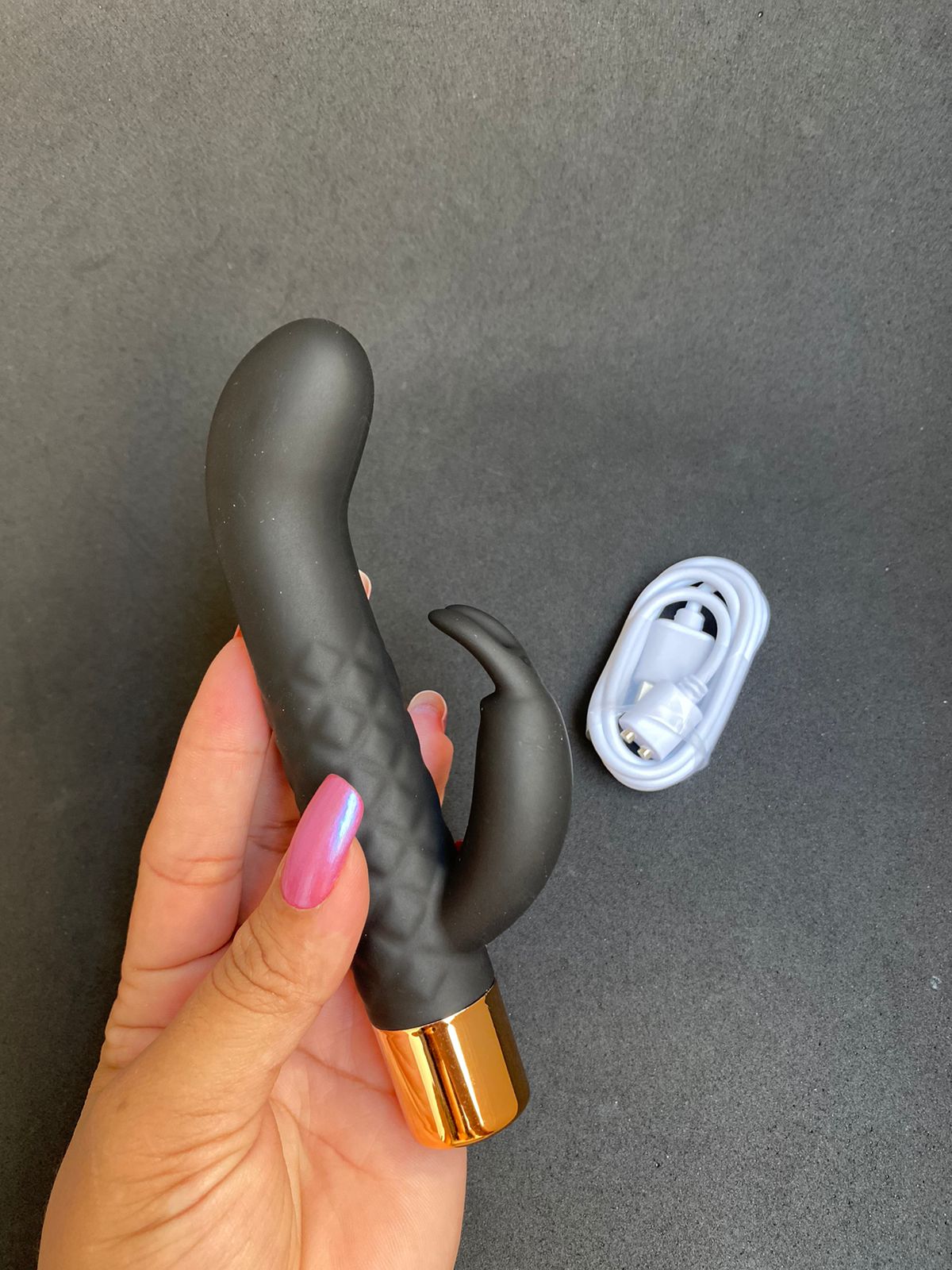 Rabbit -v1br4d0r com estimulo no ponto g e cl1t0r1s- 07 intensidades (3511) preto