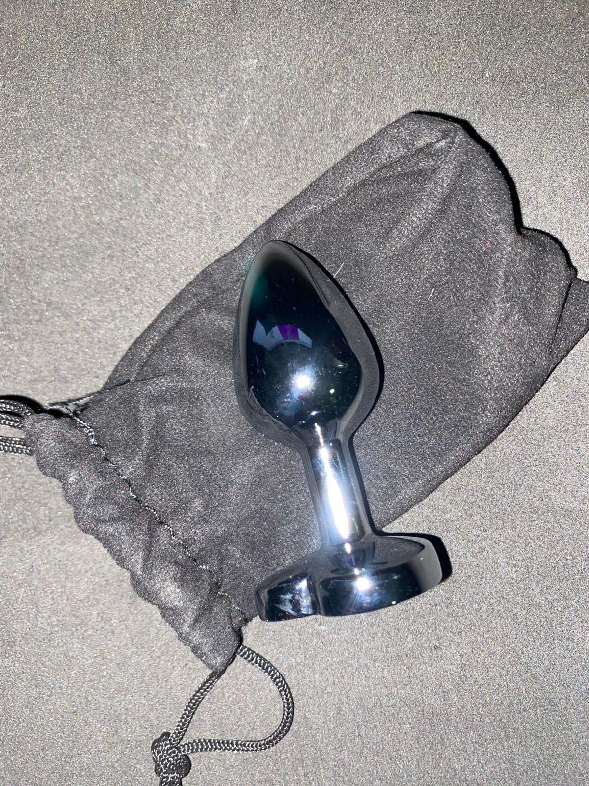 PLUG ANAL COM JOIA de coração tamanho – p (5848) transparente — foto 4