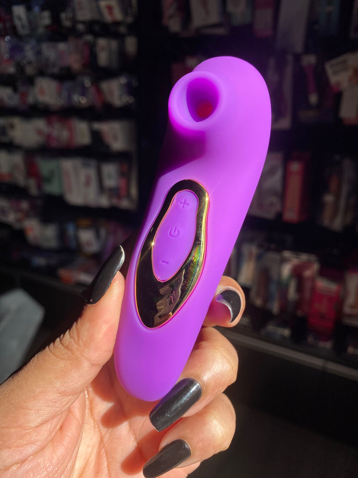 V1BR4D0R CLITORIANO COM PULSAÇÃO 5 INTENSIDADES (2139) recarregável