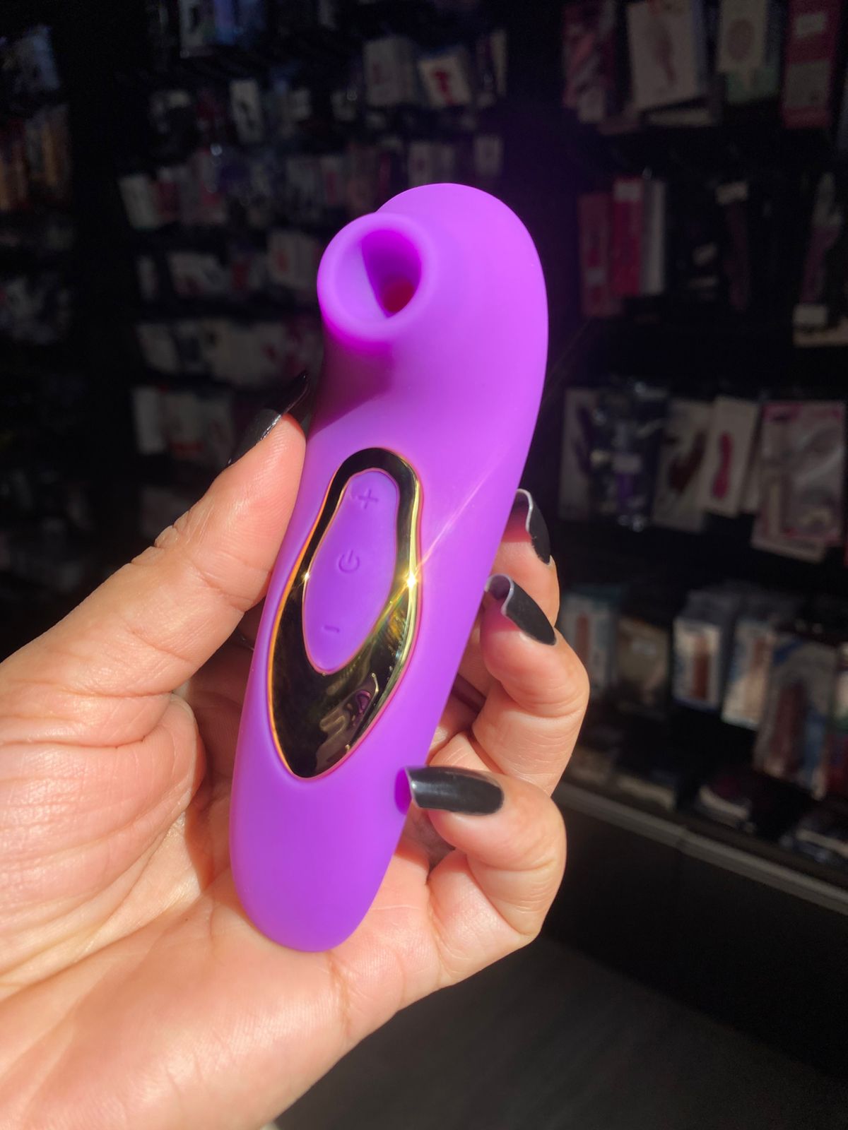 V1BR4D0R CLITORIANO COM PULSAÇÃO 5 INTENSIDADES (2139) recarregável