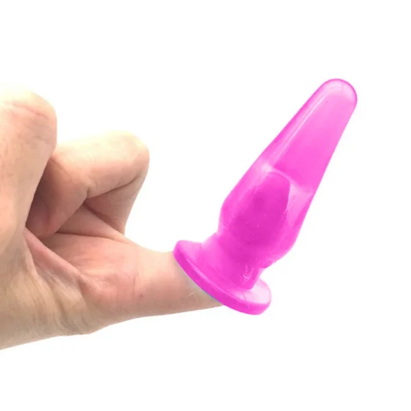 PLUG ANAL JELLY COM ORIFÍCIO 7 X 3,5CM (6029)