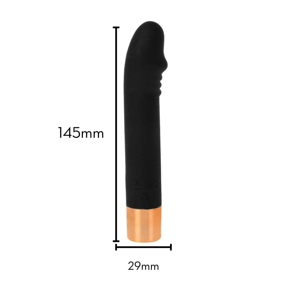 Vibrador ponto G formato glande com 7 vibração (MLVA3512-PT)  (v5) — foto 2
