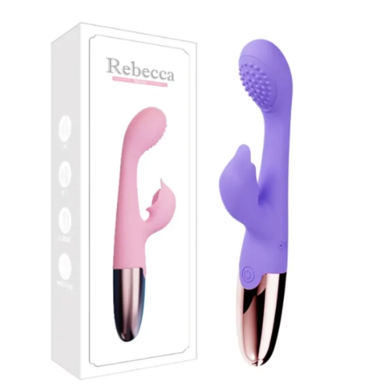 Rabbit -vibrador ponto G com estimulo no clitóris- 10 intensidades (3815) recarregável