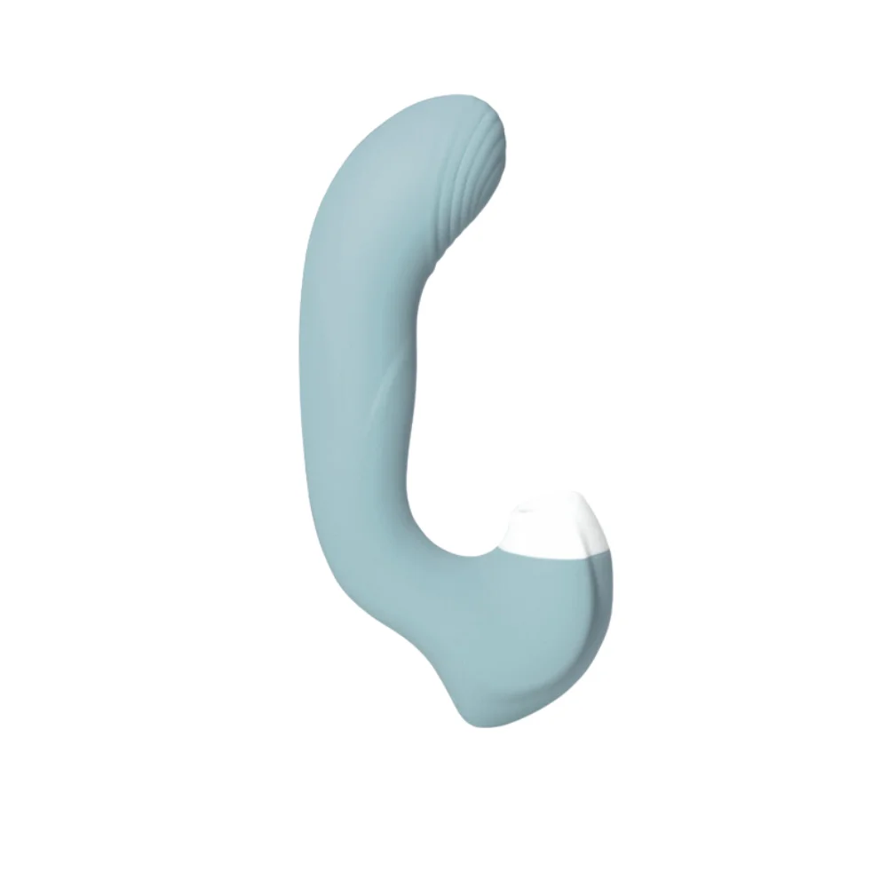 Vibrador Diego com Estimulo no Ponto G e Pulsação no Clitóris - 10 Intensidades Azul