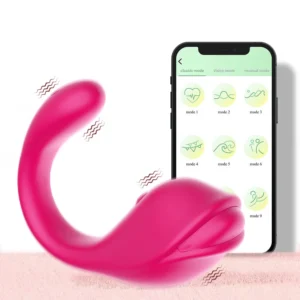 Vibrador de casal -por aplicativo de celular- 10 intensidades (2026) pink