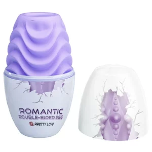MASTURBADOR OVO DOUBLE SIDED EGG - roxo