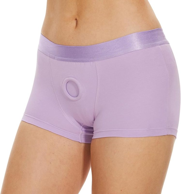 Cueca strap-on para dildos (M) tecido confortável e elástico