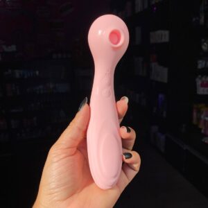 Vicente -vibrador duplo estimula o ponto G e com pulsação no clitóris (2318) rosa