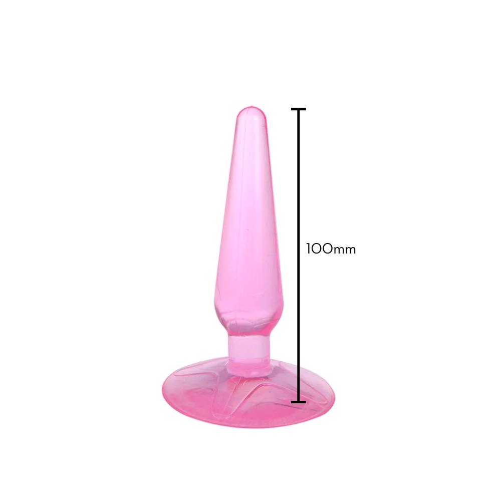 Plug Anal de Silicone 10x2,5cm (1015) Preto — foto 2