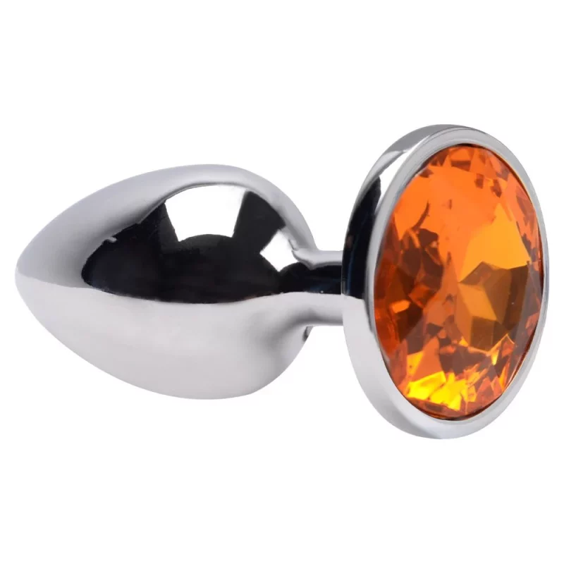 PLUG ANAL COM JOIA redonda tamanho – p (5845) dourado