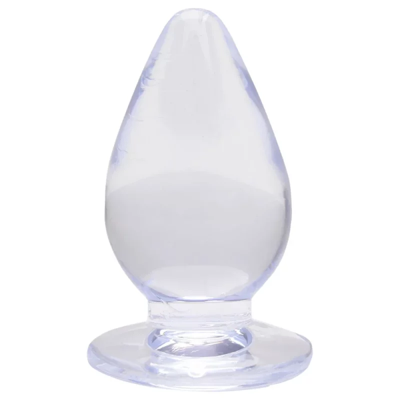 Plug Feito Em Jelly Com Ventosa Lovetoy 11,5x9,5cm (PL086) transparente