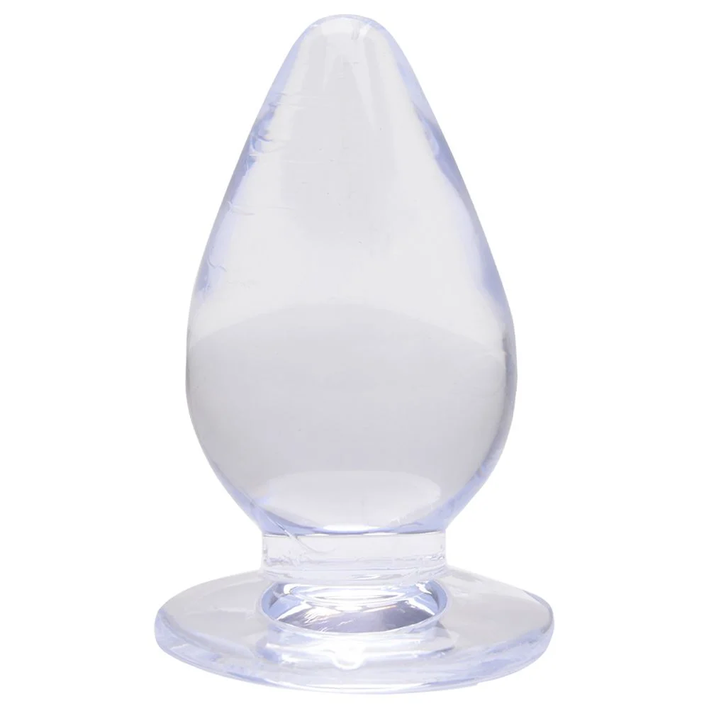 Plug Feito Em Jelly Com Ventosa Lovetoy 11,5x9,5cm (PL086) transparente — foto 1