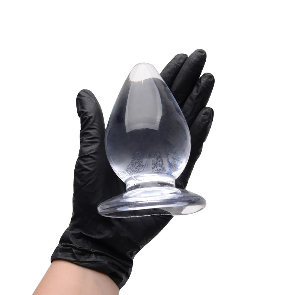 Plug Feito Em Jelly Com Ventosa Lovetoy 11,5x9,5cm (PL086) transparente — foto 2