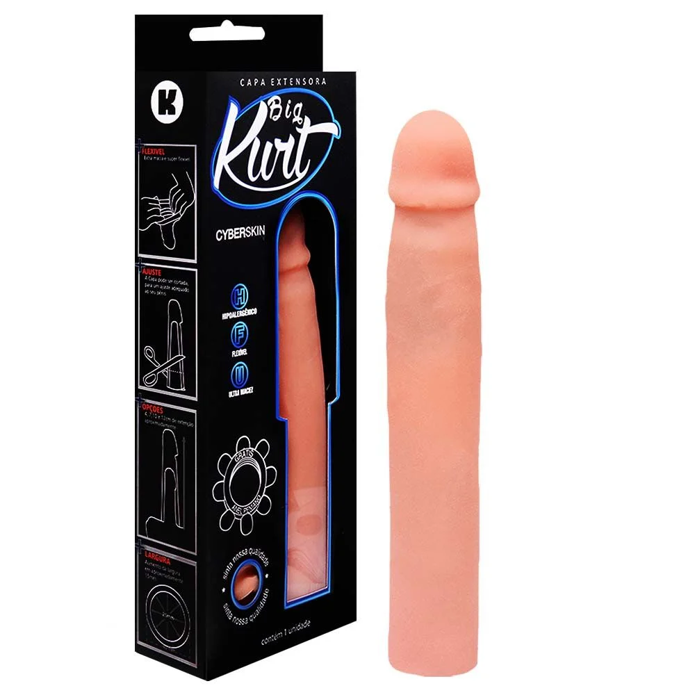 Capa Peniana Cyber Big Kurt Aumenta 10Cm (PK688-03) — foto 8