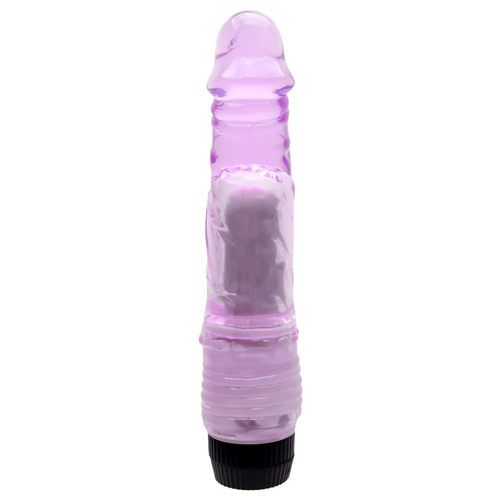 Pênis Realístico Vibrador 20 X 4Cm Jelly (8218) roxo — foto 5