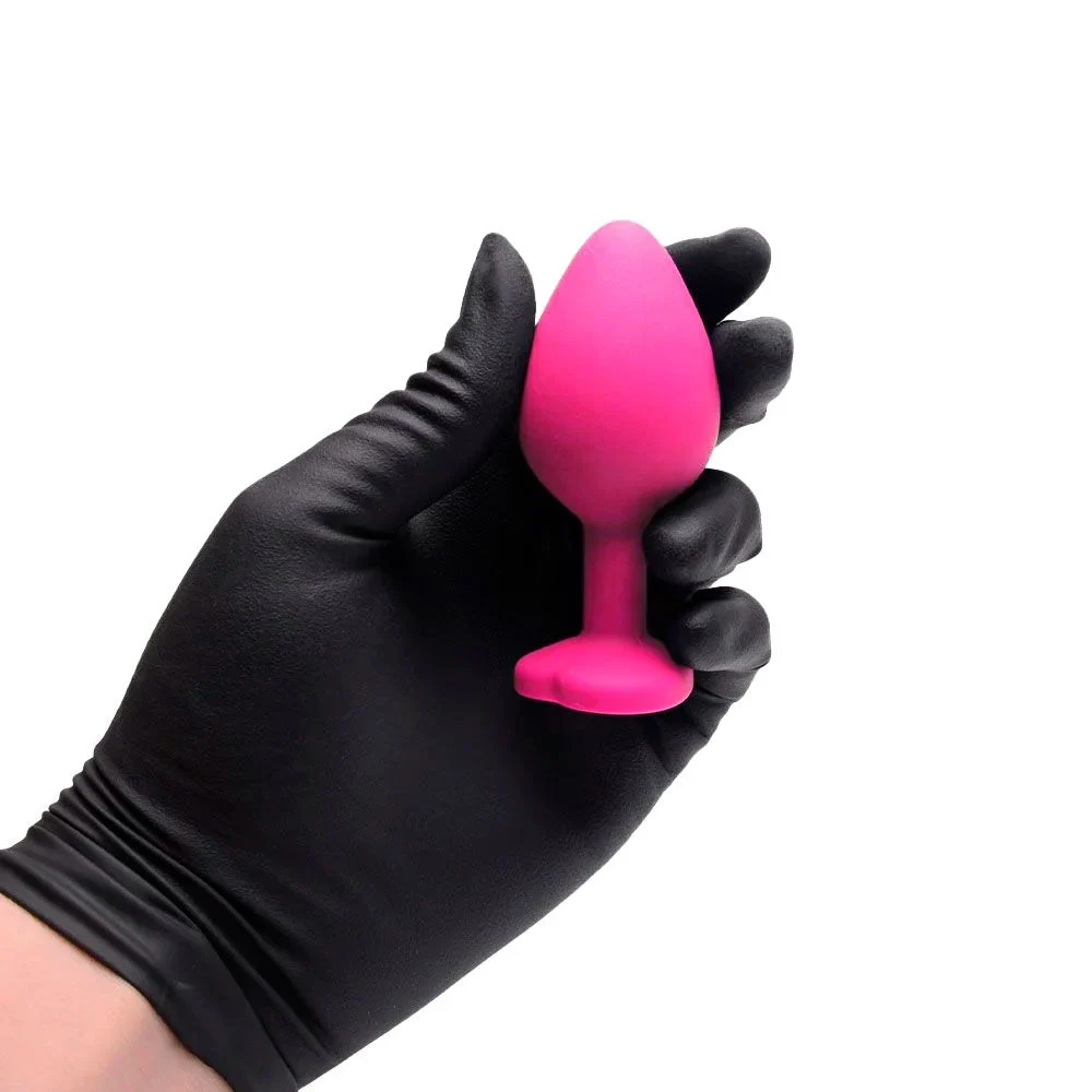 PLUG ANAL COM JOIA de coração em silicone tamanho – M (7206) pink — foto 3