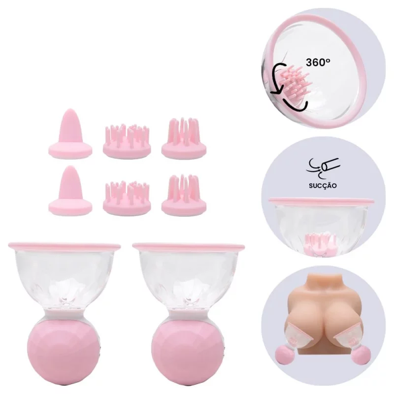 Hi-Mi Estimulador De Clitóris E Mamilo Usb (ES069) recarregável