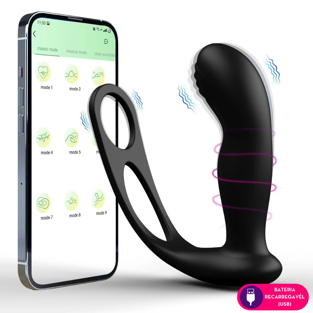 Massageador de próstata por aplicativo (MLPP6308) (a1) — foto 1