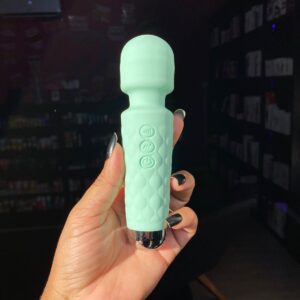 Izadora -Vibrador varinha mágica com 10 vibração (3122) Verde