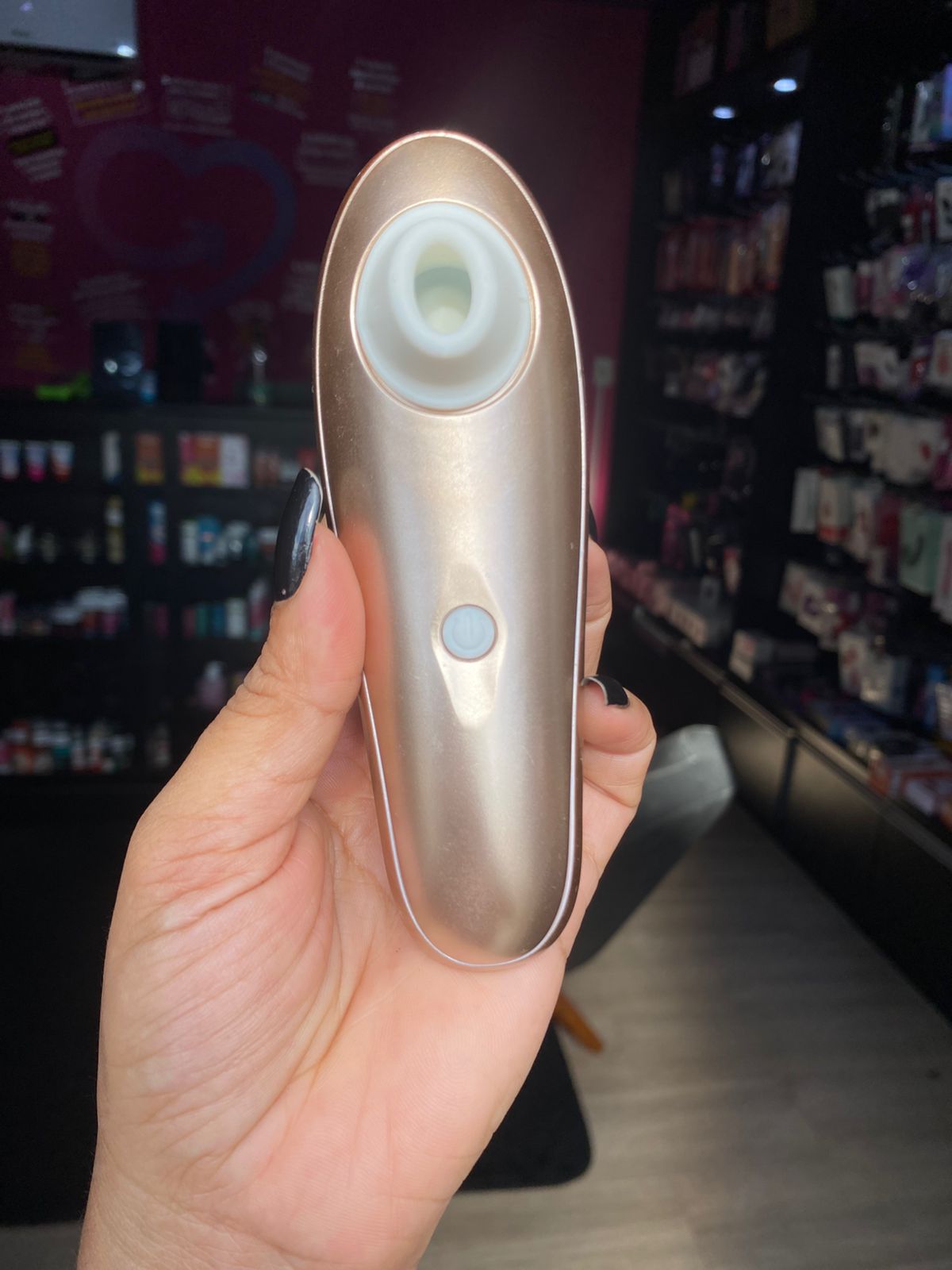 Vibrador de clitóris com pulsação- 10 intensidades  (1505) dourado — foto 10