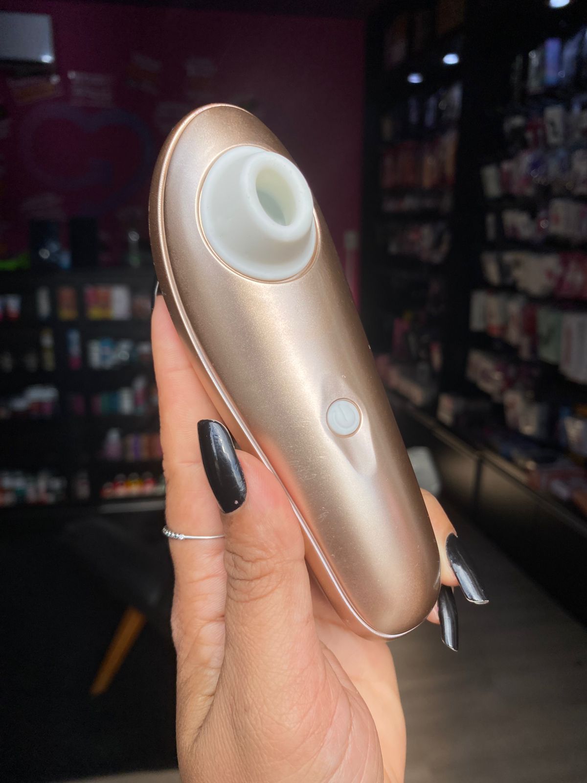 Vibrador de clitóris com pulsação- 10 intensidades  (1505) dourado — foto 9