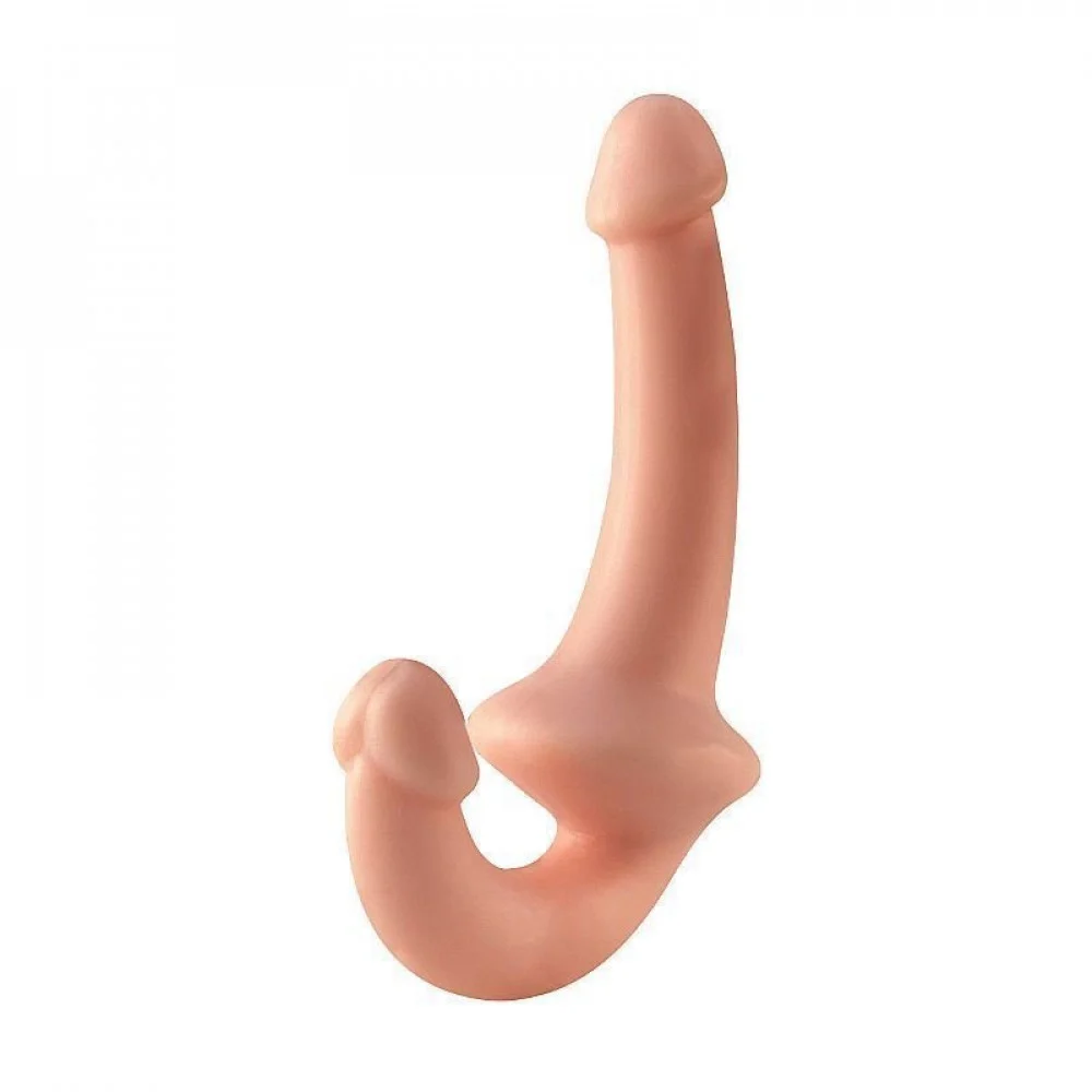 PÊNIS STRAPLESS REALÍSTICO CASAL 14,5X3,4CM (8230) beje — foto 1