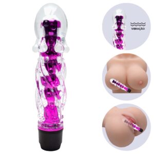 Fábio -Vibrador Personal com capa estimuladora- multivelocidades (011) pilha