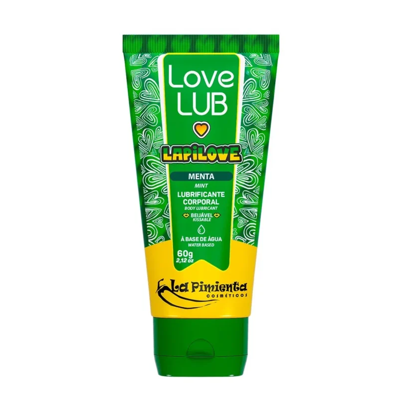 Love Lub LapiLove Lubrificante Corporal Beijável menta 60g La Pimienta