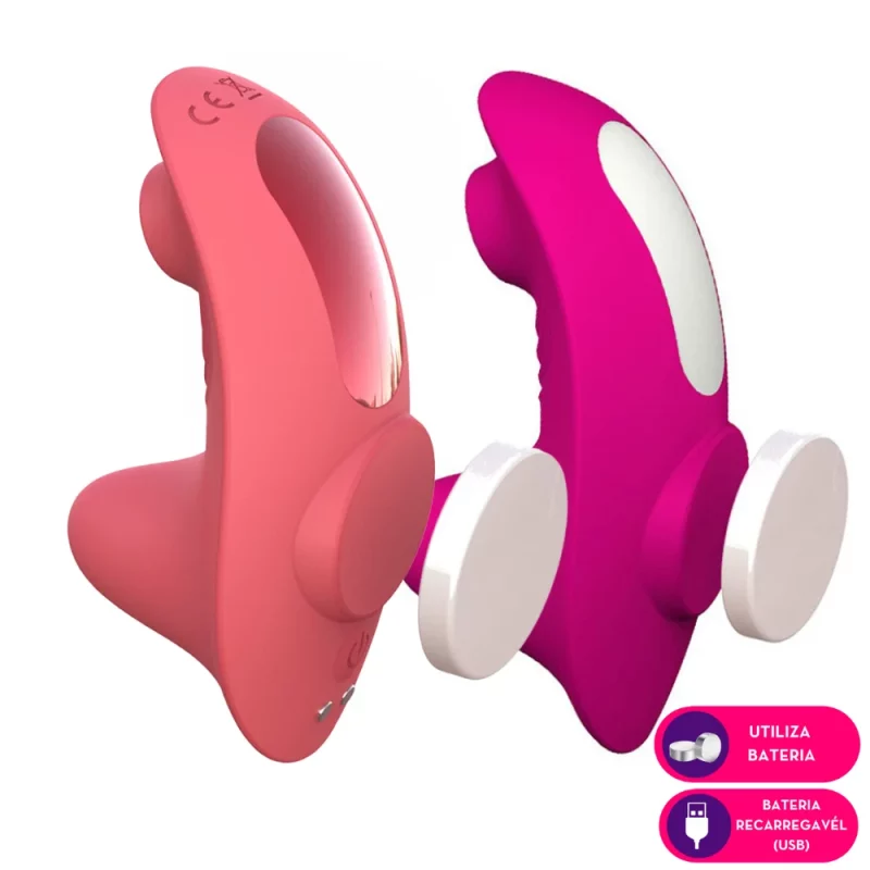 Vibrador de calcinha com controle sem fio 10 intensidades (2834) pink