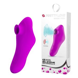 Estimulador de Clitóris Sucção - Magic Fish - Pretty Love - Pretty Love (5796) roxo