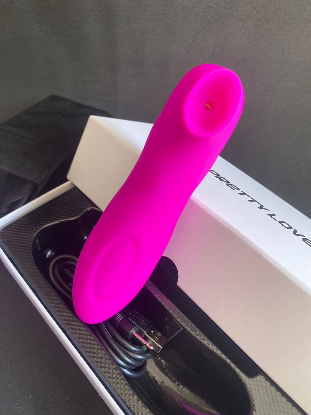 3st1mul4d0r de Cl1t0r1s V1br4ç40 e Sucção - Romance - Pretty Love (5576) roxo