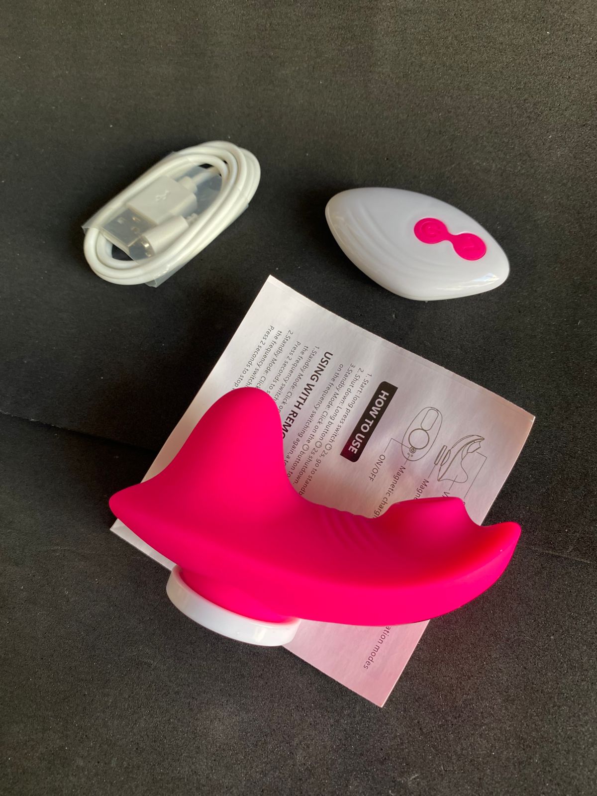 V1br4d0r de calcinha com controle sem fio 10 intensidades (2834) pink