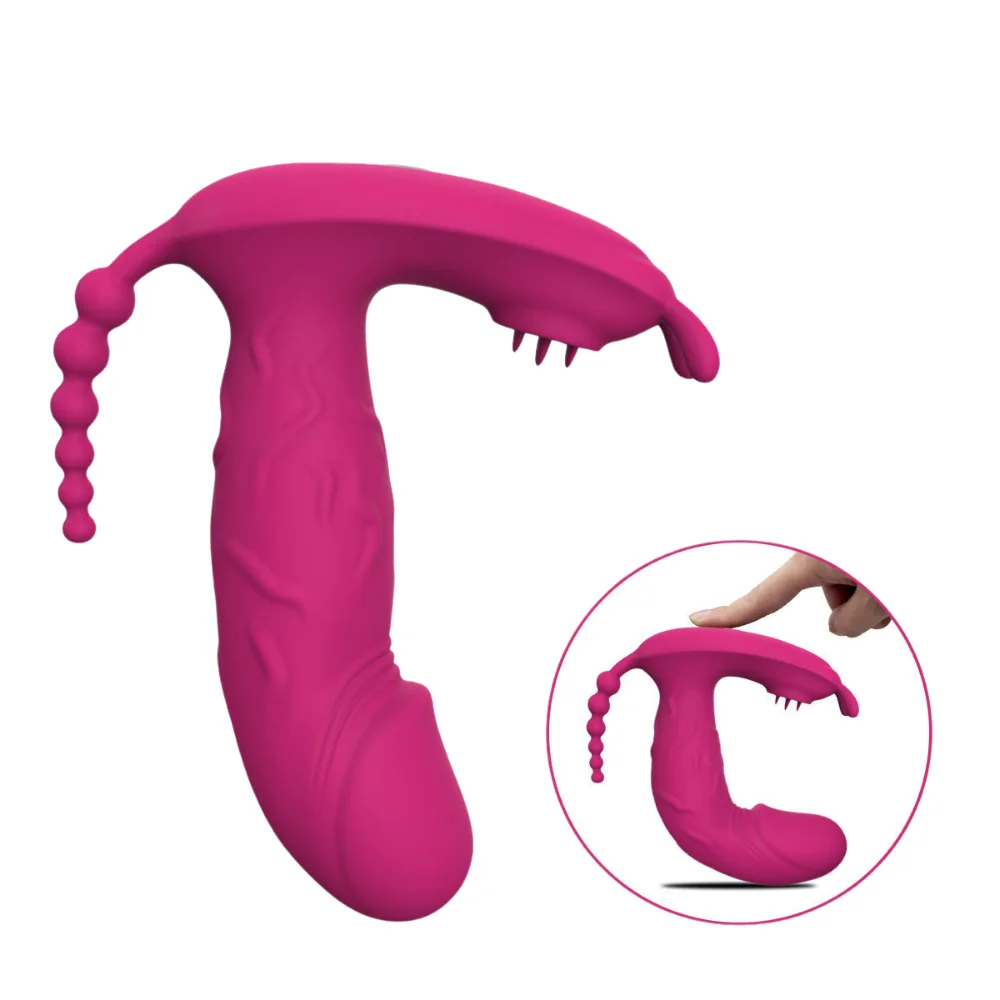 Vibrador 3 em 1 por Aplicativo (3206) Roxo — foto 3